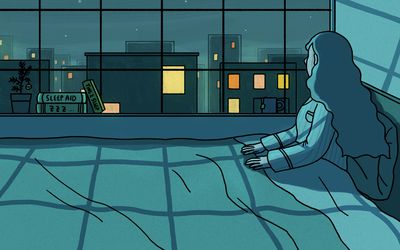 睡眠问题和高压力通常会一起去。