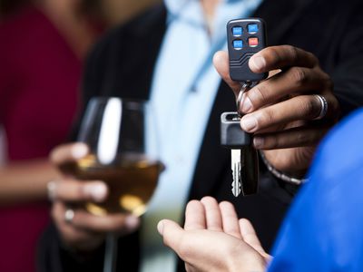 Taking away the keys while drinking