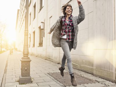 积极的态度可以为你提供奔跑和微笑的能量。