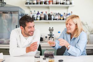 Medical student and teacher