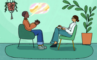 客户在治疗中谈论什么。来访者和治疗师。