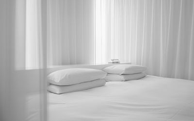 White room with white linens