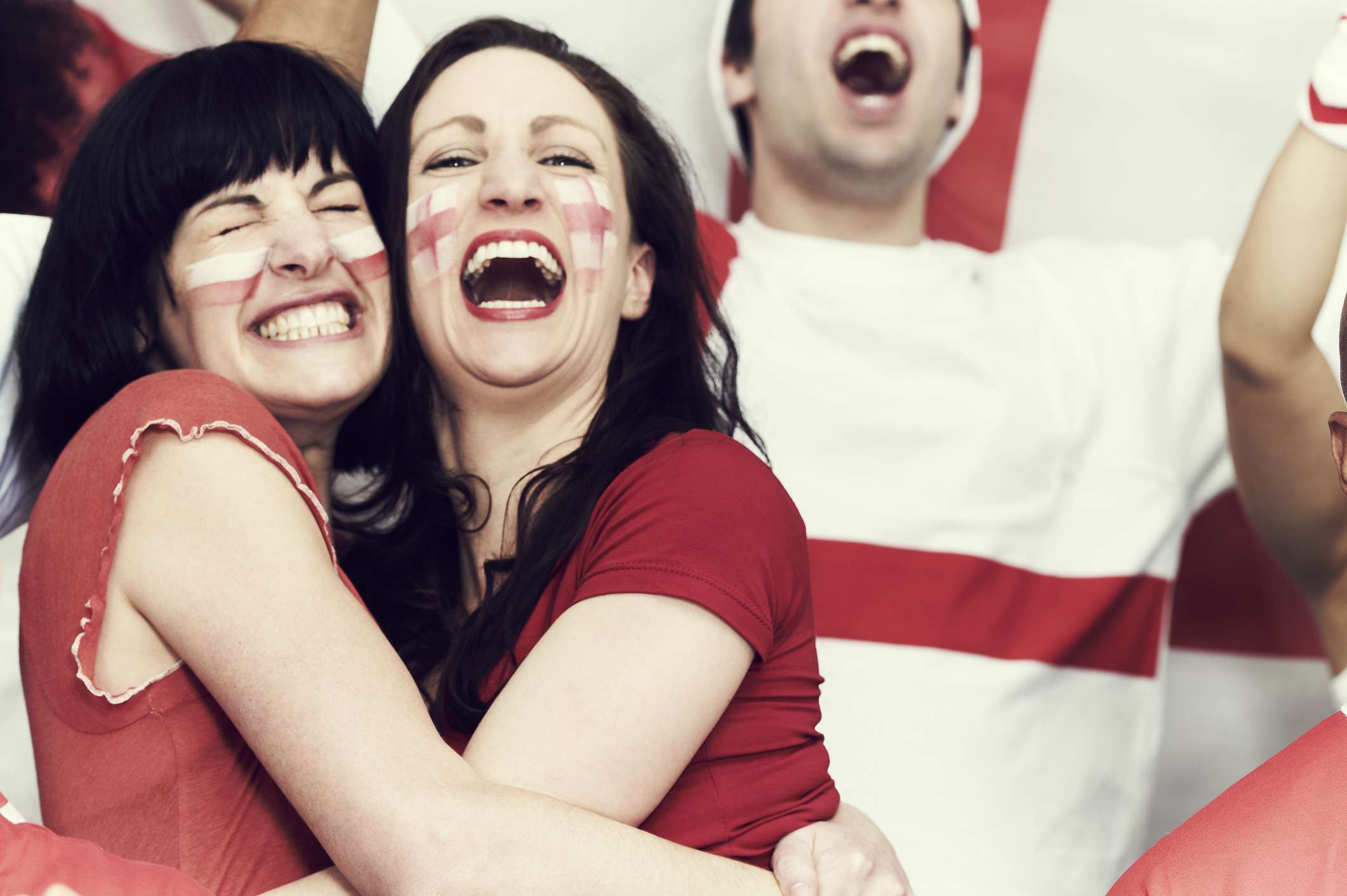 英国粉丝的人群在体育赛事