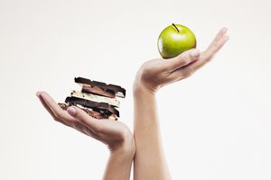 把巧克力和苹果比较