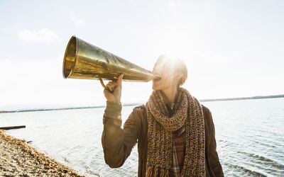 Learn how to project your voice to overcome social anxiety.