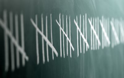 计数标记的频率分布