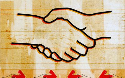 graphic of hands shaking