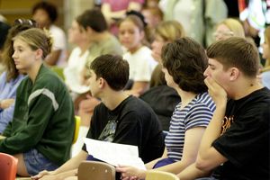 在学校的孩子们