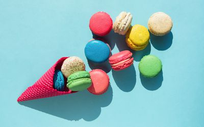 Cookies in ice cream cone
