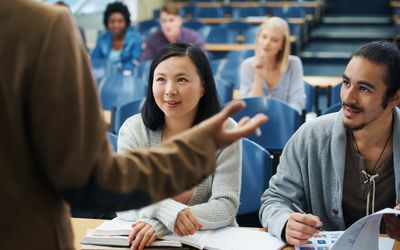 students in a lecture