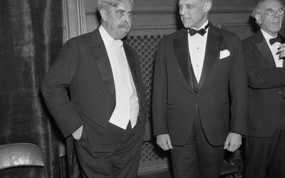 Scientists Edward Thorndike and Karl T. Compton