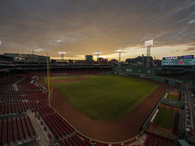 Fenway Park at night