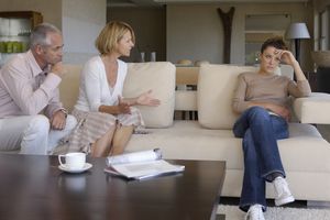 Parents yelling at teenager