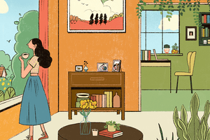 这个房间的布局和室内设计都包含了心理健康方万博手机客户端面的建议