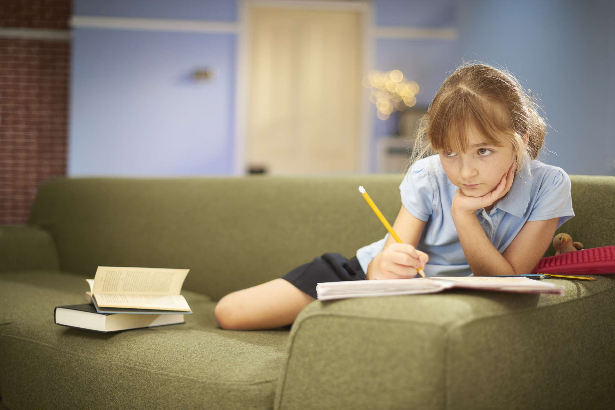 distracted from homework