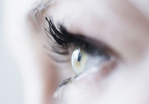 Close up of woman's eye