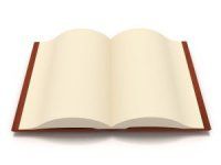 一本打开的书
