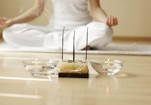 incense and meditation