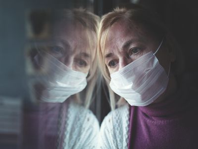 Quarantine isolation because of Coronavirus COVID-19 is affecting woman's mental health.