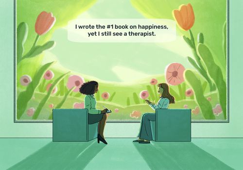 Two women in a therapy session.