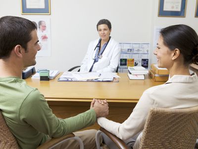 Couple at doctor